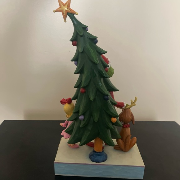 Jim Shore Dr Seuss 6006567 Grinch Max and Cindy Decorating Tree Figurine. No Box - Picture 3 of 10